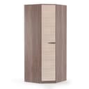 Шкаф угловой «Оптима», 850×850×2110 мм, цвет шимо тёмный / шимо светлый