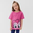 Футболка для девочки KAFTAN: «Пони», розовая, размер 28 (86-92 см)