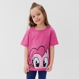 Футболка для девочки KAFTAN: «Пони», розовая, размер 28 (86-92 см)