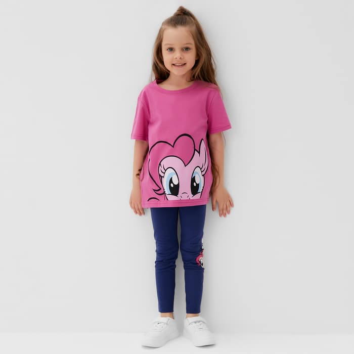 Футболка для девочки KAFTAN: «Пони», розовая, размер 28 (86-92 см)
