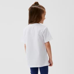 Футболка для девочки KAFTAN: I Love you, белая, размер 34 (122-128 см)