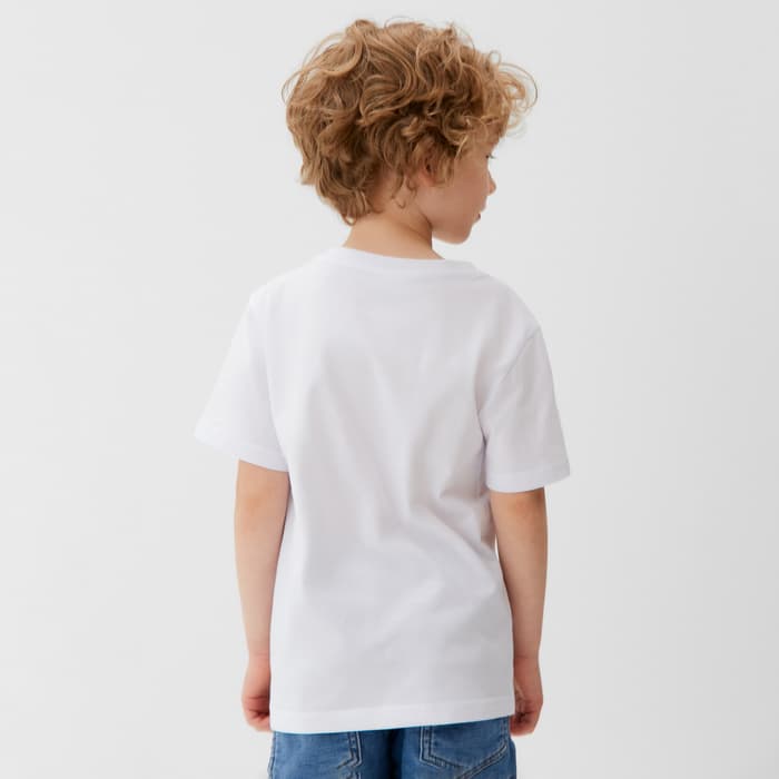 Футболка детская «Трансформеры », рост 86-92, белый