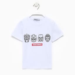 Футболка детская «Трансформеры », рост 86-92, белый