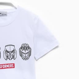 Футболка детская «Трансформеры », рост 86-92, белый
