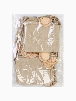 Мешочек подарочный «Для тебя», лён, 10×12 см, бежевый