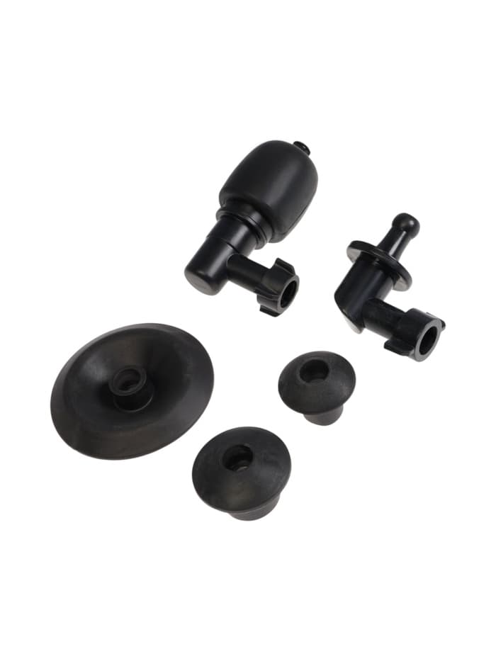 Вантуз пневматический ZEIN, 3 насадки, датчик давления, ручной насос