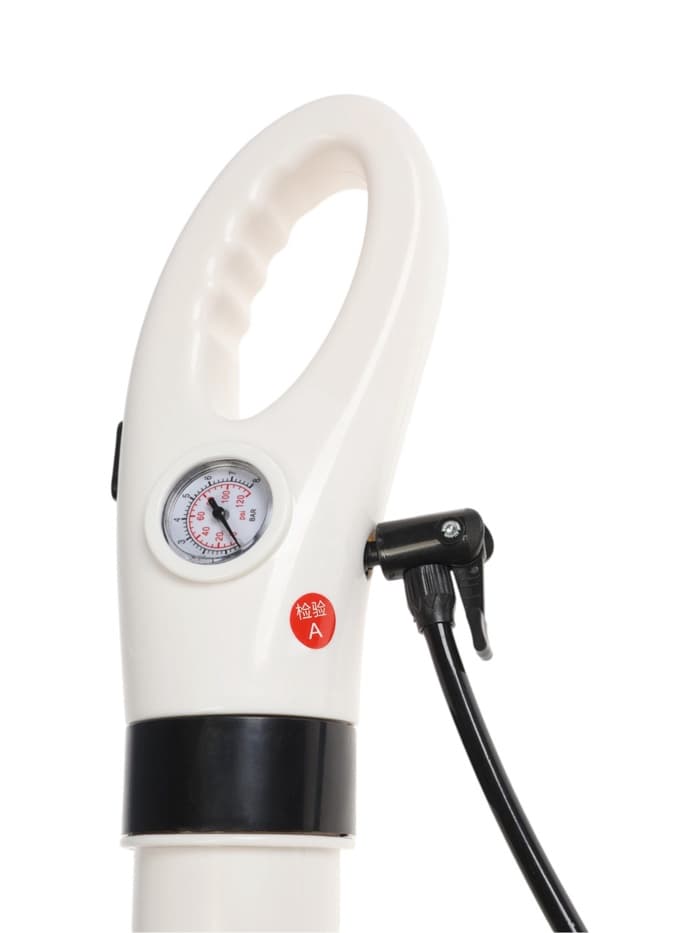 Вантуз пневматический ZEIN, 3 насадки, датчик давления, ручной насос