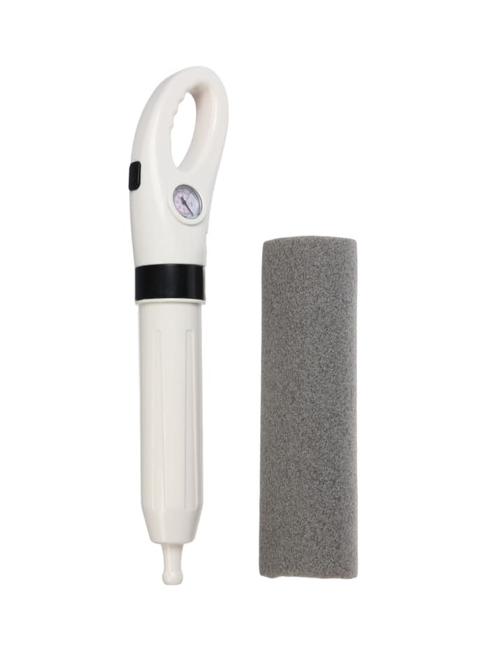 Вантуз пневматический ZEIN, 3 насадки, датчик давления, ручной насос