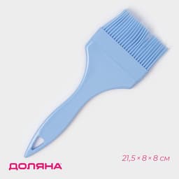 Кисть Доляна «Профи», 21.5×8×1 см, силикон, голубая