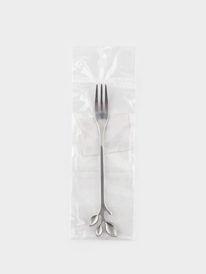 Вилка десертная Magistro «Вудс», длина 12 см, нержавеющая сталь, серебристая