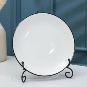 Подставка под тарелки Доляна, 13.5×20 см, чёрная