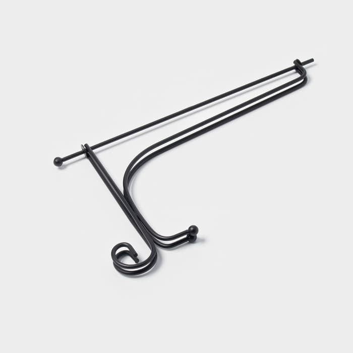 Подставка под тарелки Доляна, 15.5×25 см, чёрная