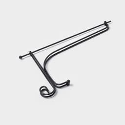 Подставка под тарелки Доляна, 15.5×25 см, чёрная