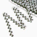 Тесьма «Уголки», ширина 2 см, намотка 25 м, цвет белый