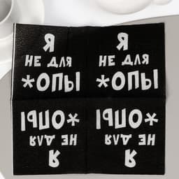 Салфетки бумажные однослойные «Я не для *опы», 24×24, 100 шт.