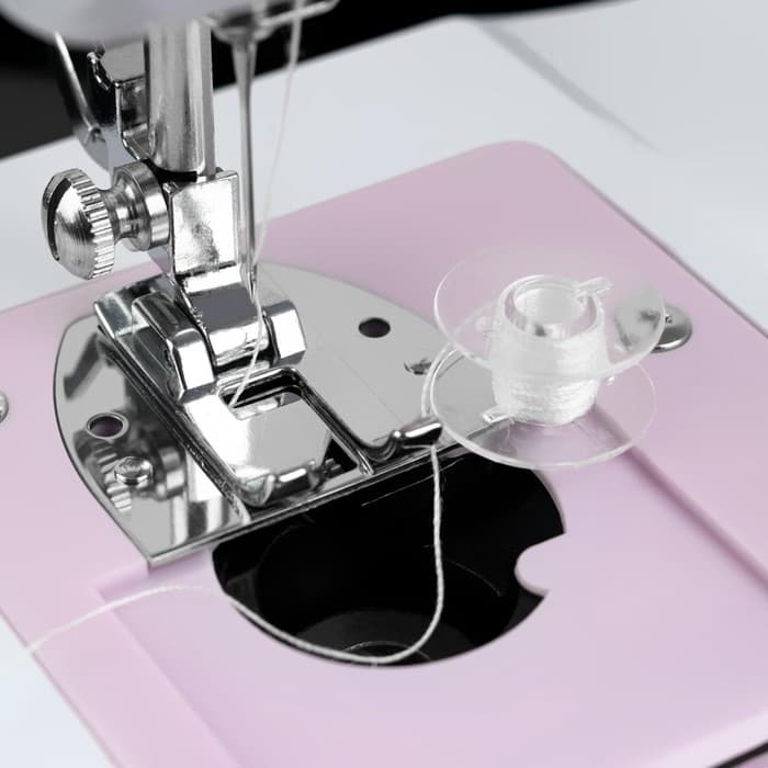 Набор шпулек с нитками, в органайзере, d=20 мм, 25 шт., белый