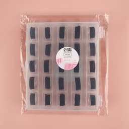 Набор шпулек с нитками, в органайзере, d=20 мм, 25 шт., чёрный