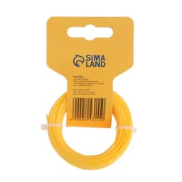 Леска для триммера ТУНДРА, сечение круг, d=1.3 мм, 15 м, нейлон