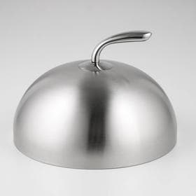 Крышка-Клош, 24×24×13.5 см, круглая, нержавеющая сталь