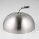 Крышка-Клош, 24×24×13.5 см, круглая, нержавеющая сталь