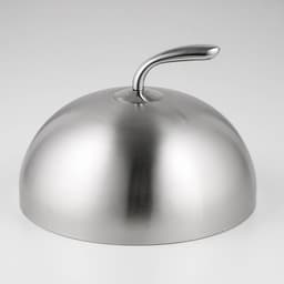 Крышка-Клош, 24×24×13.5 см, круглая, нержавеющая сталь