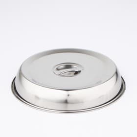 Крышка-Клош, 24×24×5 см, круглая, нержавеющая сталь