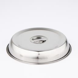Крышка-Клош, 24×24×5 см, круглая, нержавеющая сталь
