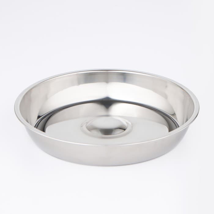 Крышка-Клош, 24×24×5 см, круглая, нержавеющая сталь