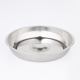 Крышка-Клош, 24×24×5 см, круглая, нержавеющая сталь