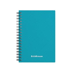 Тетрадь на спирали ErichKrause. Glance Vivid А6, 80 листов, в клетку, пластиковая обложка, блок офсет, МИКС