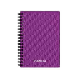 Тетрадь на спирали ErichKrause. Glance Vivid А6, 80 листов, в клетку, пластиковая обложка, блок офсет, МИКС