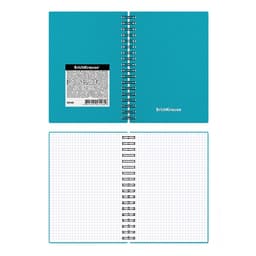 Тетрадь на спирали ErichKrause. Glance Vivid А6, 80 листов, в клетку, пластиковая обложка, блок офсет, МИКС