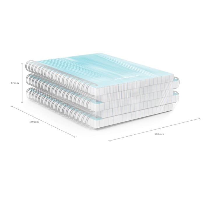 Тетрадь на спирали ErichKrause. Glance Vivid А6, 80 листов, в клетку, пластиковая обложка, блок офсет, МИКС