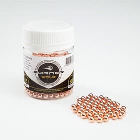 Шарики для пневматики омедненные BORNER Gold, калибр 4.5 мм, 500 шт.