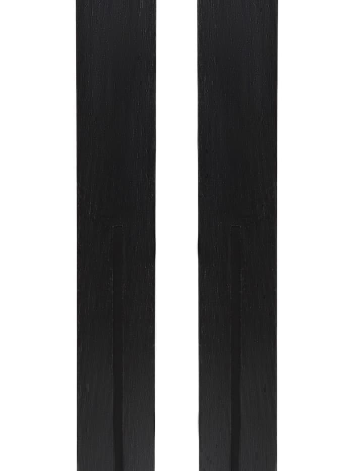 Комплект лыжный: пластиковые лыжи 195 см без насечек, стеклопластиковые палки 155 см, крепления NNN, цвета МИКС