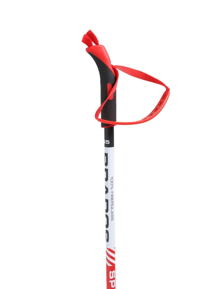 Комплект лыжный: пластиковые лыжи 195 см без насечек, стеклопластиковые палки 155 см, крепления NNN, цвета МИКС