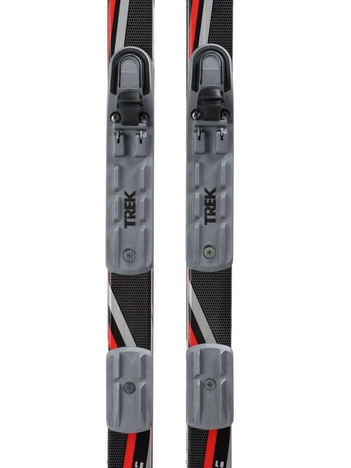 Комплект лыжный: пластиковые лыжи 195 см без насечек, стеклопластиковые палки 155 см, крепления NNN, цвета МИКС