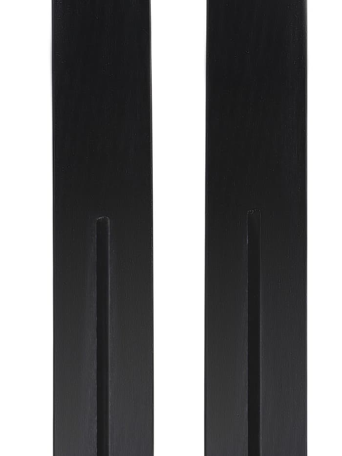 Комплект лыжный: пластиковые лыжи 185 см без насечек, стеклопластиковые палки 145 см, крепления NNN, цвет МИКС