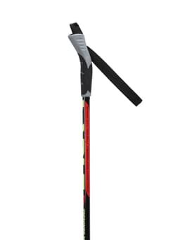 Комплект лыжный: пластиковые лыжи 185 см без насечек, стеклопластиковые палки 145 см, крепления NNN, цвет МИКС