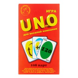 Настольная игра Гелий «УНдирО», 108 карт