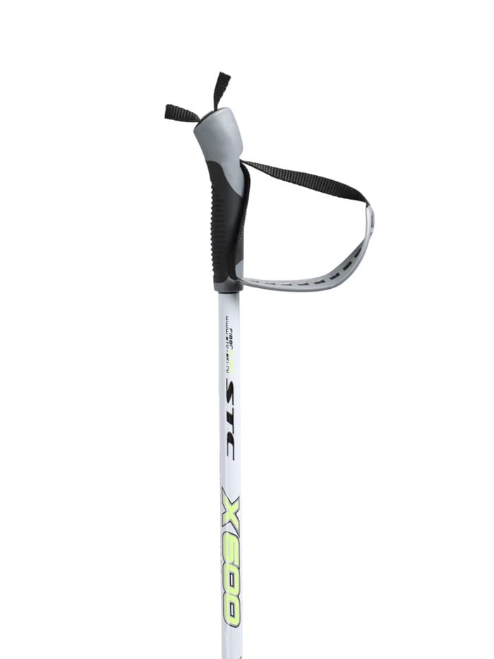 Комплект лыжный: пластиковые лыжи 200 см без насечек, стеклопластиковые палки 160 см, крепления NN75 мм, цвета МИКС