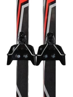 Комплект лыжный: пластиковые лыжи 200 см без насечек, стеклопластиковые палки 160 см, крепления NN75 мм, цвета МИКС