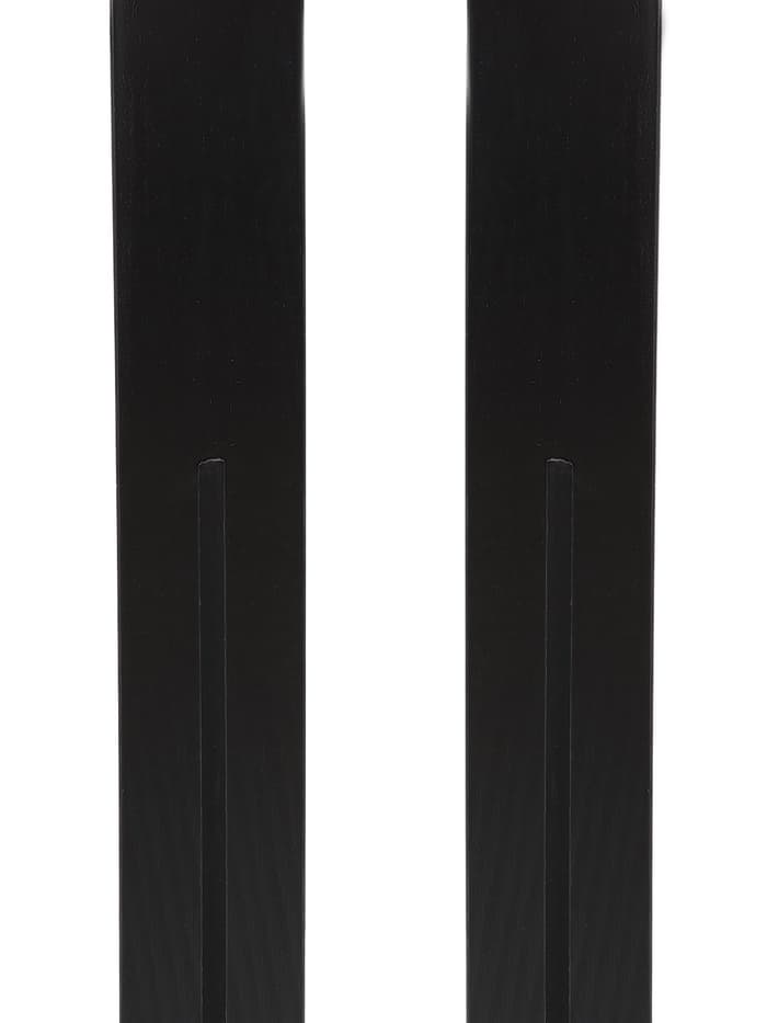 Комплект лыжный: пластиковые лыжи 195 см без насечек, стеклопластиковые палки 155 см, крепления NN75 мм, цвета МИКС