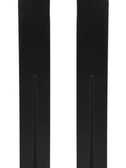 Комплект лыжный: пластиковые лыжи 195 см без насечек, стеклопластиковые палки 155 см, крепления NN75 мм, цвета МИКС