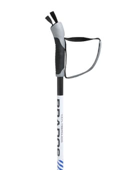 Комплект лыжный: пластиковые лыжи 195 см без насечек, стеклопластиковые палки 155 см, крепления NN75 мм, цвета МИКС