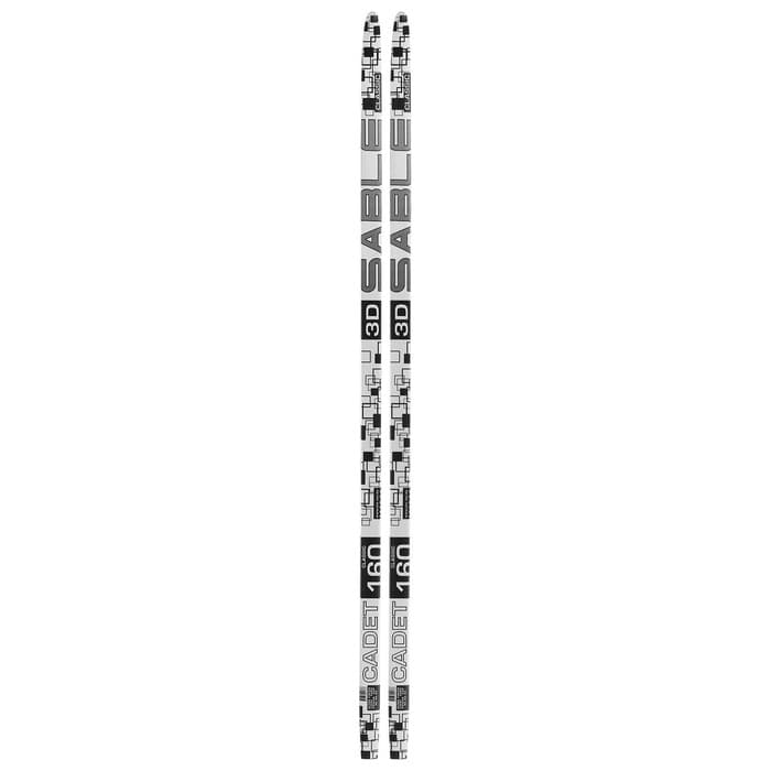 Лыжи пластиковые, 160 см, цвета МИКС