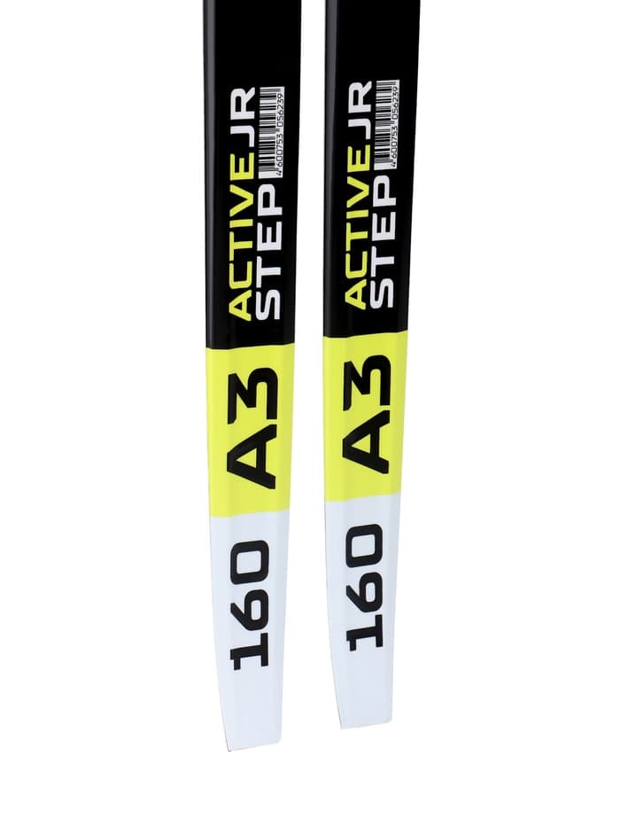 Лыжи пластиковые, 160 см, цвета МИКС