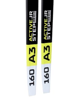 Лыжи пластиковые, 160 см, цвета МИКС