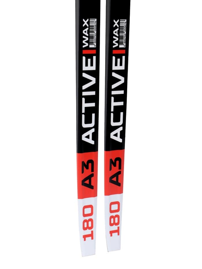 Лыжи пластиковые, 180 см, МИКС