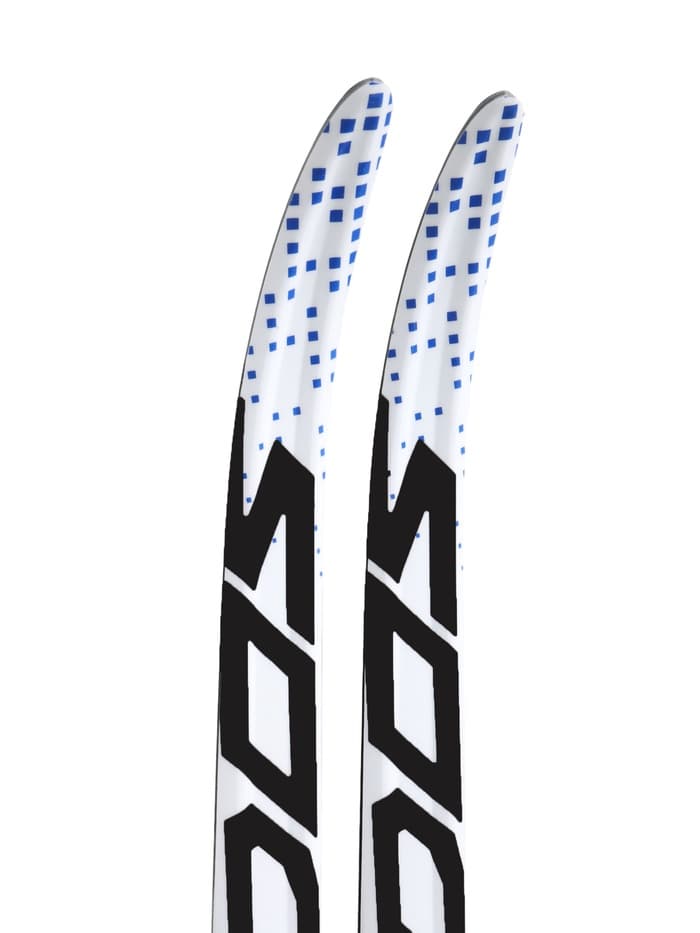 Лыжи пластиковые, 185 см, цвет МИКС